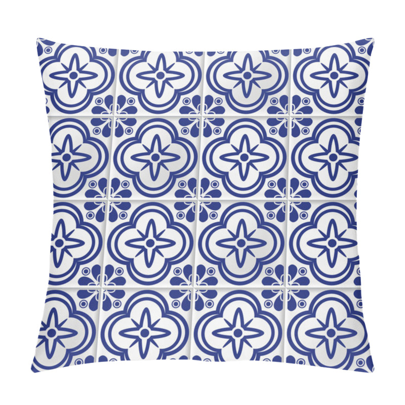 Personality  Vector Seamless Background With Oriental Mosaic Tiles Pillow Covers