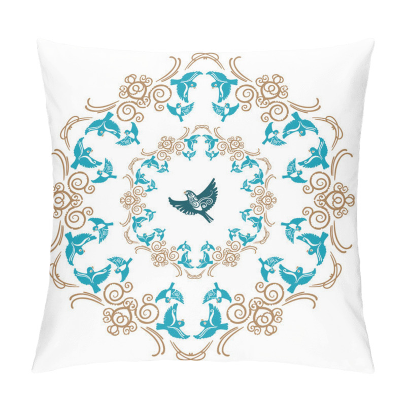 Personality  Vector Circular Ornament  Pillow Covers