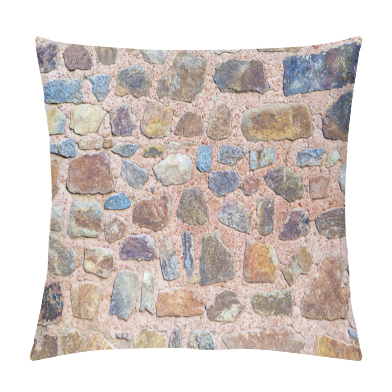 Personality  Background Of Stone Wall Texture Photo Pillow Covers