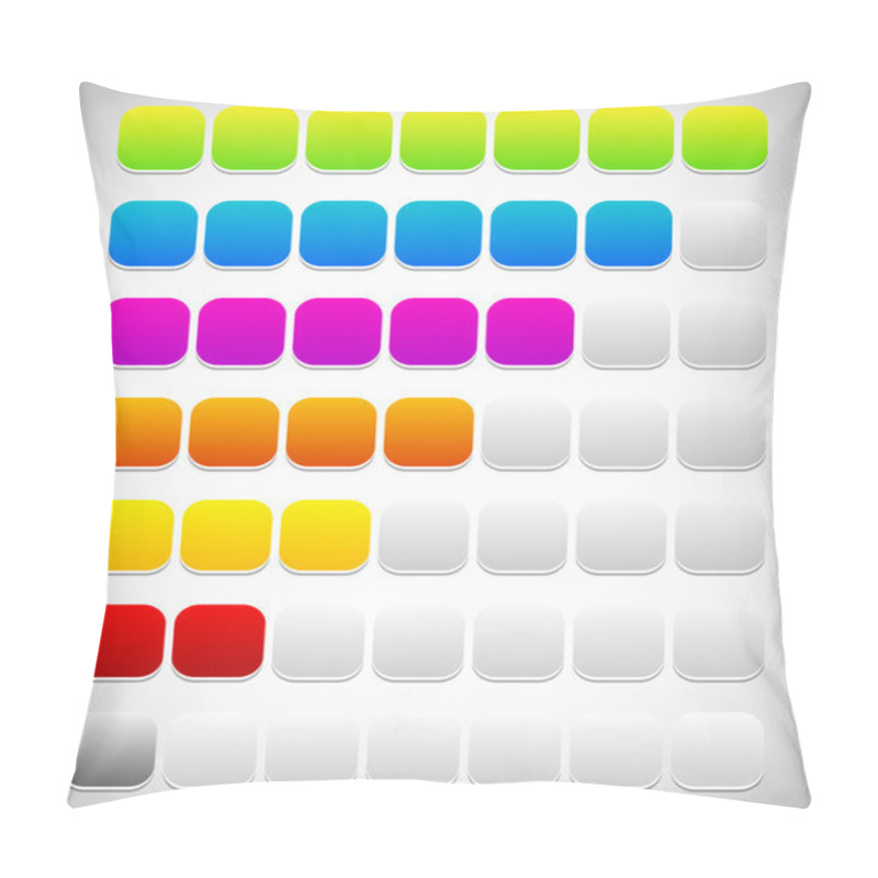 Personality  Step, Level, Progress Indicators Pillow Covers