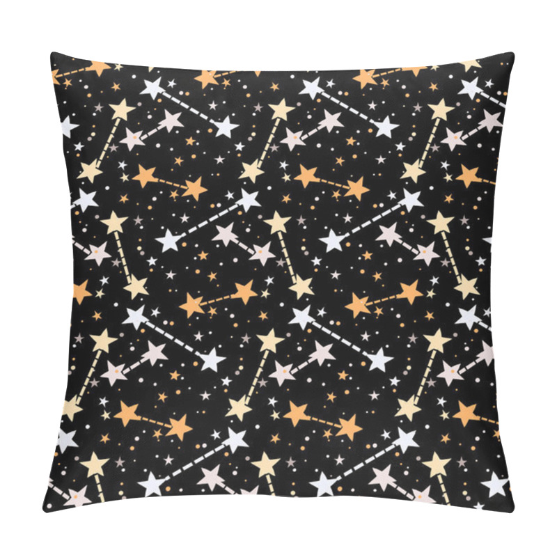 Personality  Vector Pattern With Stars Pillow Covers