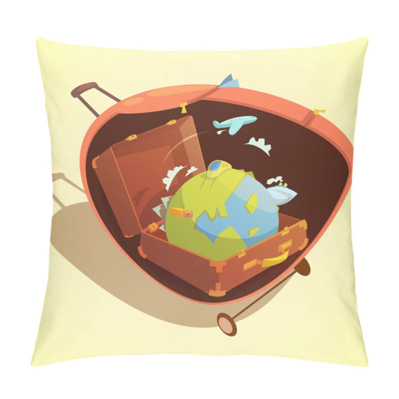 Personality  Travel Cartoon Concept Pillow Covers