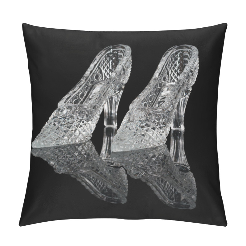 Personality  Two Woman Crystal Shoes Pillow Covers