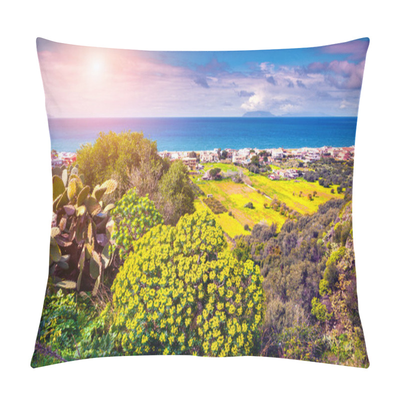 Personality  Sunny Morning View Of The Addolorata  Pillow Covers