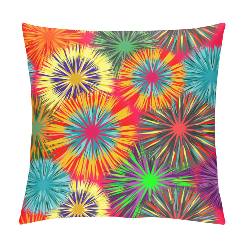 Personality  Seamless Art Flower Pattern Pillow Covers