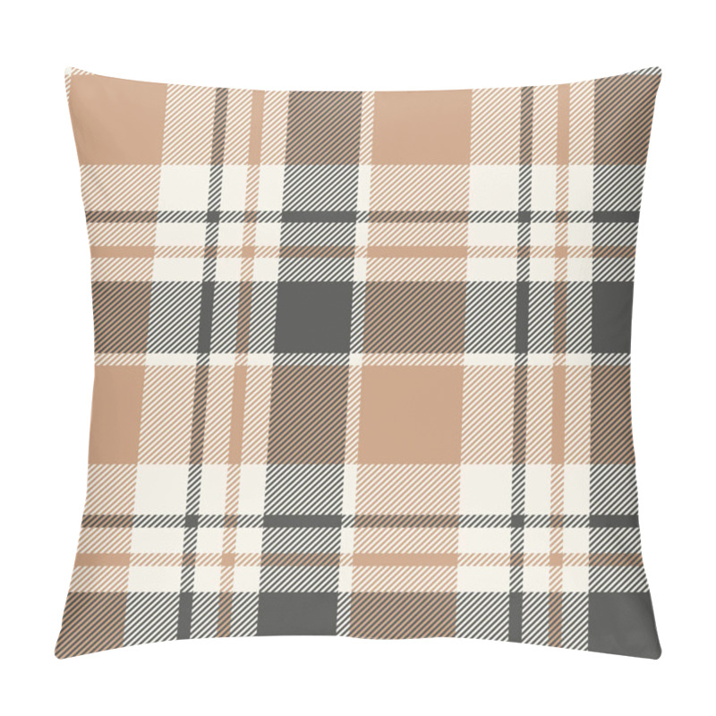 Personality  Plaid Seamless Pattern. Check Fabric Texture. Vector Textile Print Design. Pillow Covers