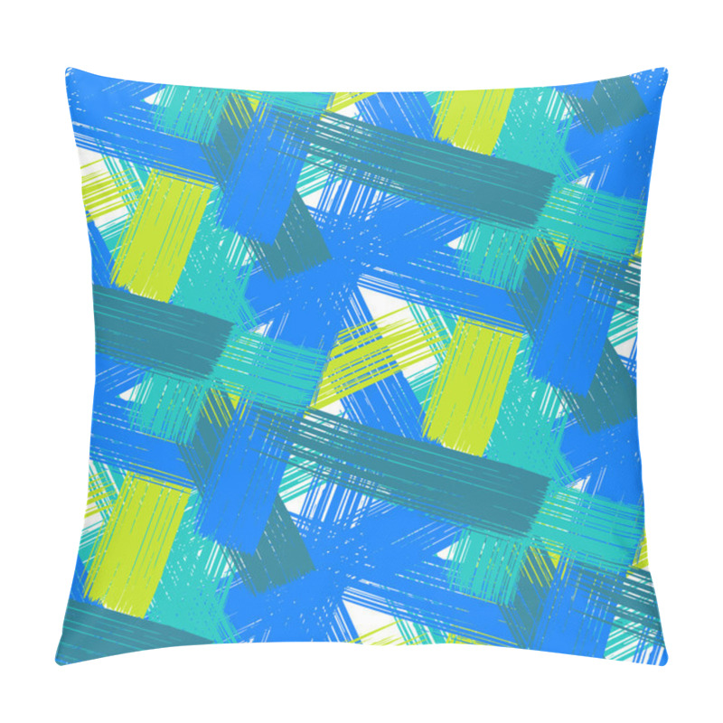 Personality  Vector Seamless Bold Plaid Pattern Pillow Covers