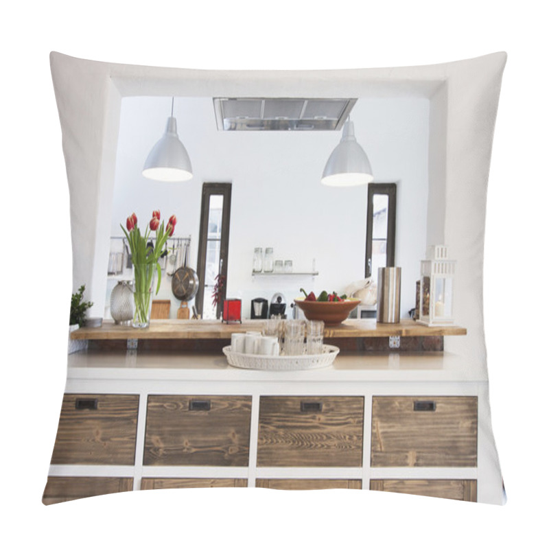 Personality  Rustic Kitchen Interior Pillow Covers