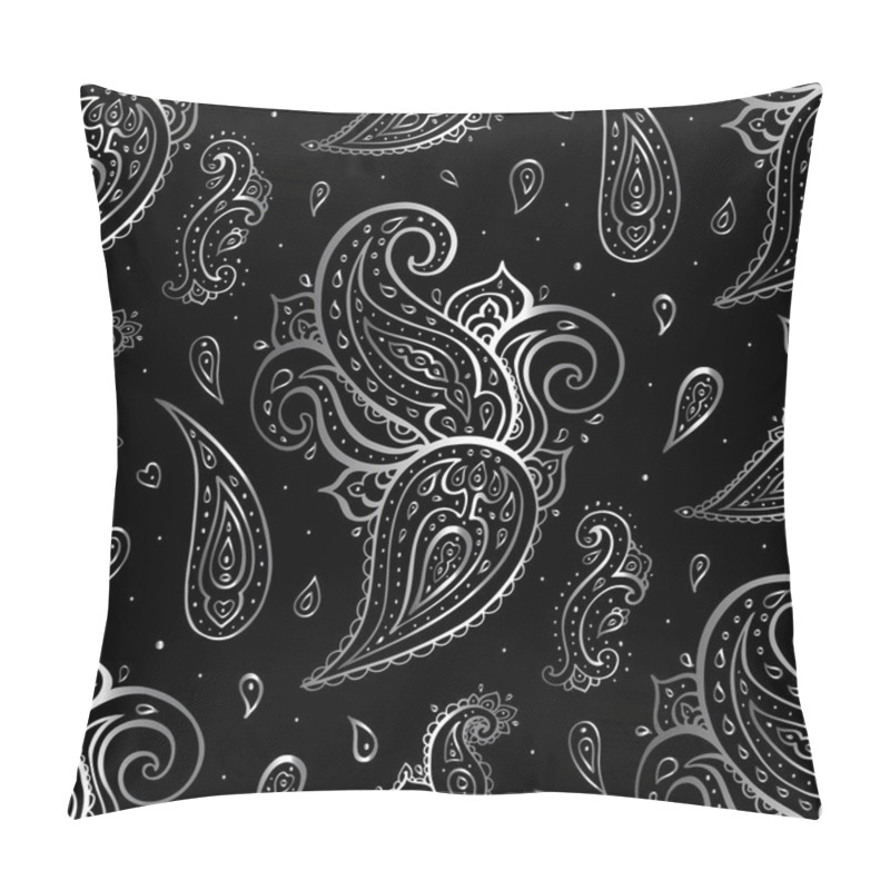 Personality  Paisley Background. Hand Drawn Ornament. Pillow Covers