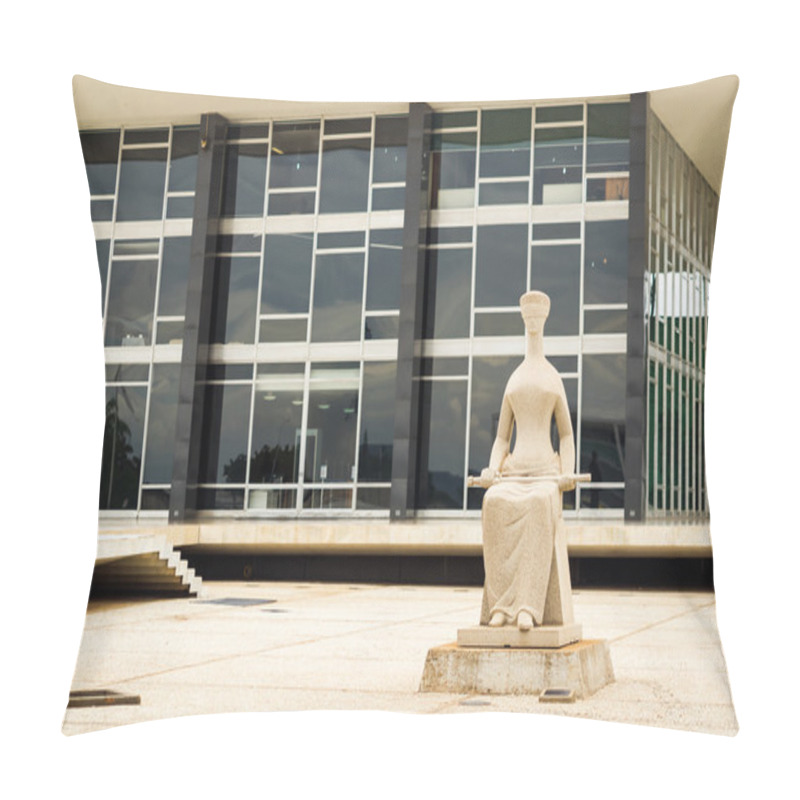 Personality  Supremo Tribunal Federal (Federal Supreme Court) Building In Brasilia, Brazil Pillow Covers