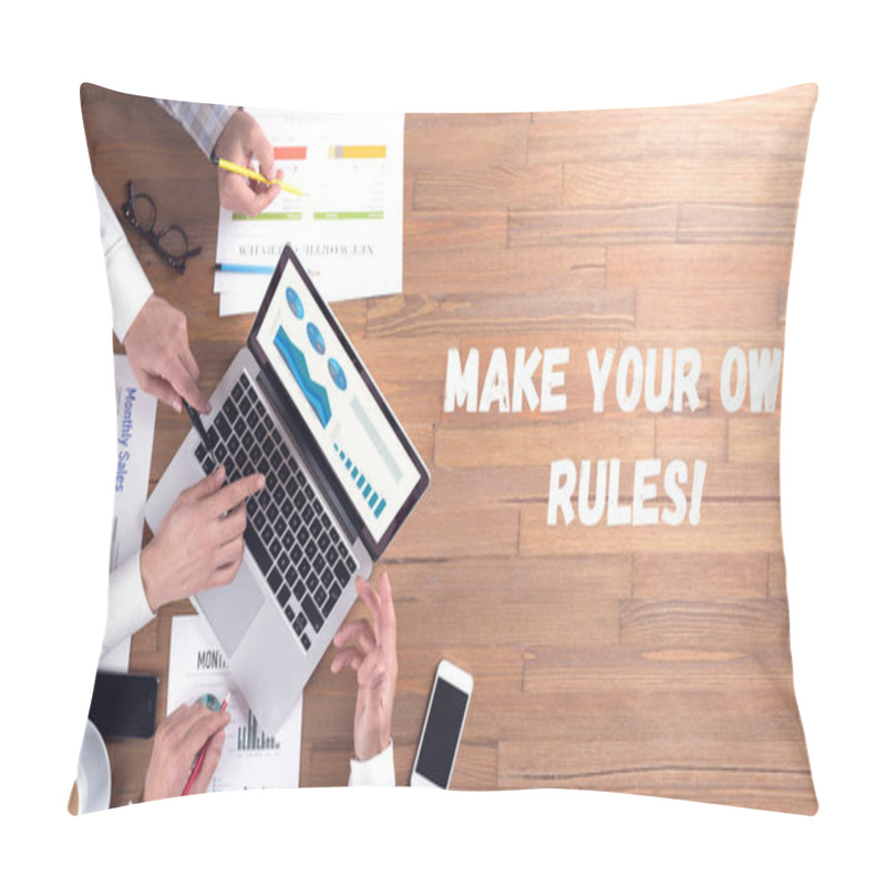 Personality  MAKE YOUR OWN RULES! CONCEPT Pillow Covers