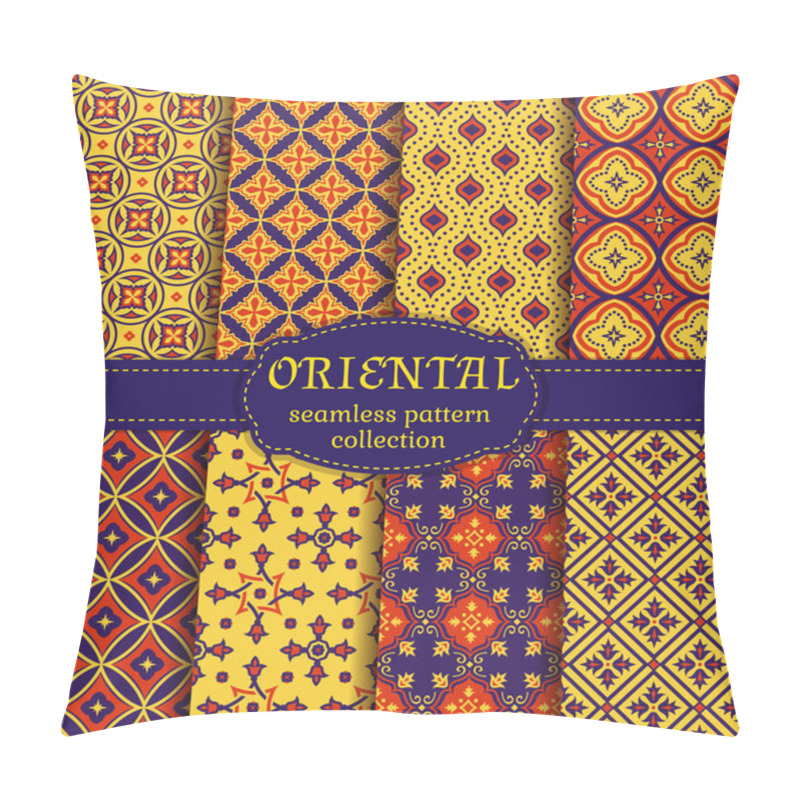 Personality  Oriental Seamless Patterns.  Pillow Covers