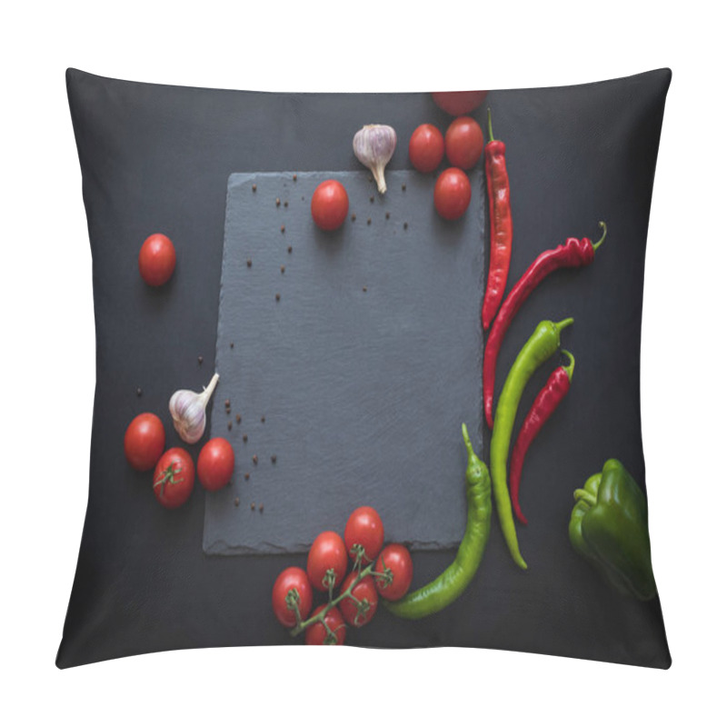 Personality  Ripe Vegetables And Slate Board Pillow Covers