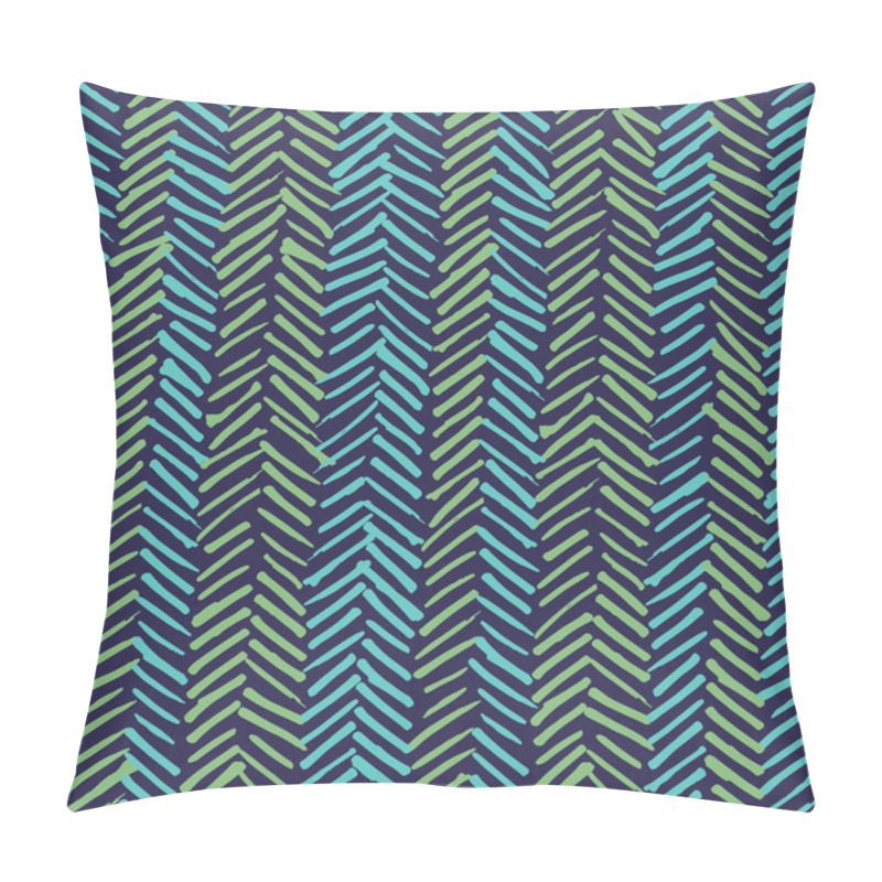 Personality  Smeared Herringbone Seamless Pattern Design Pillow Covers