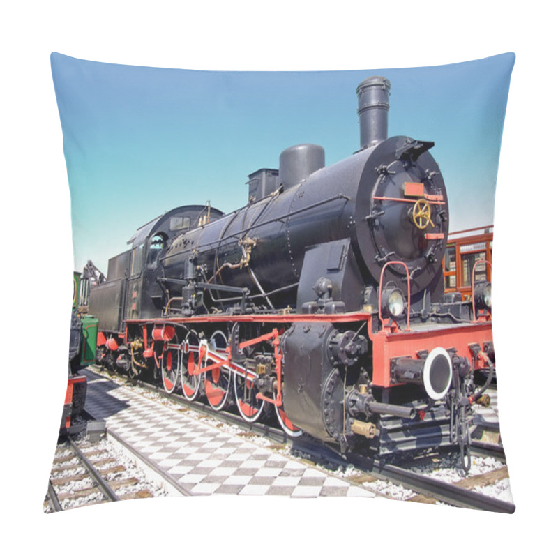 Personality  Locomotive Train Pillow Covers