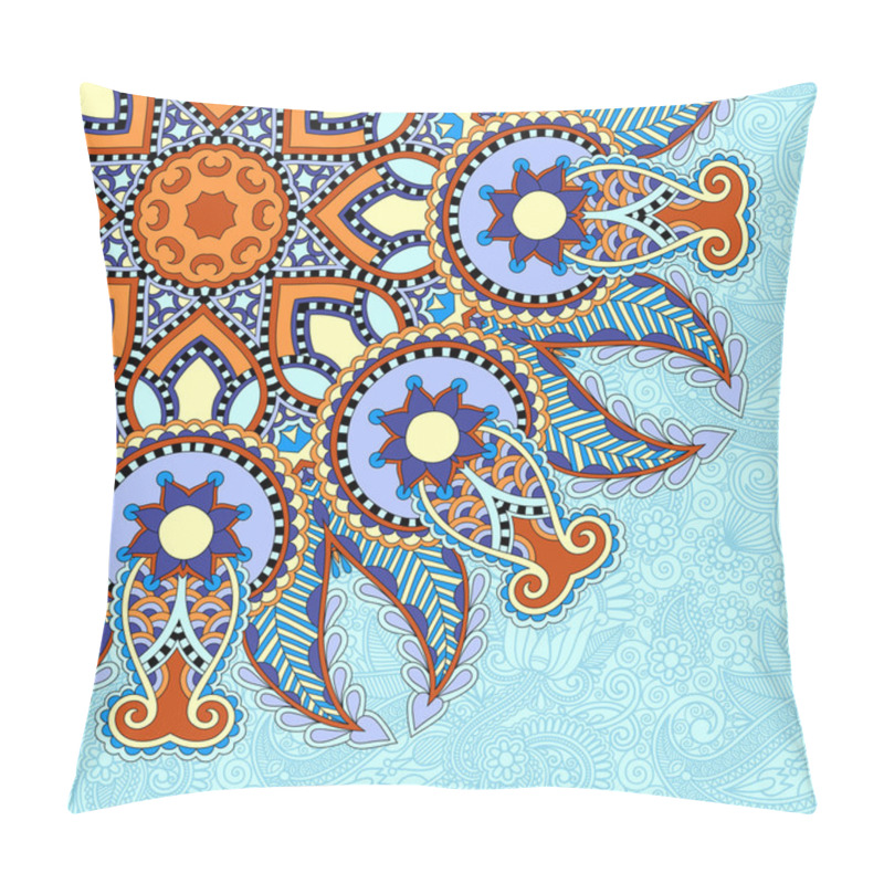 Personality  Pattern In Ukrainian Oriental Ethnic Style Pillow Covers