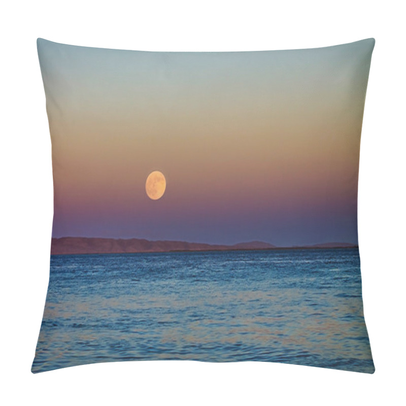 Personality  Full Moon Over The Sea Pillow Covers