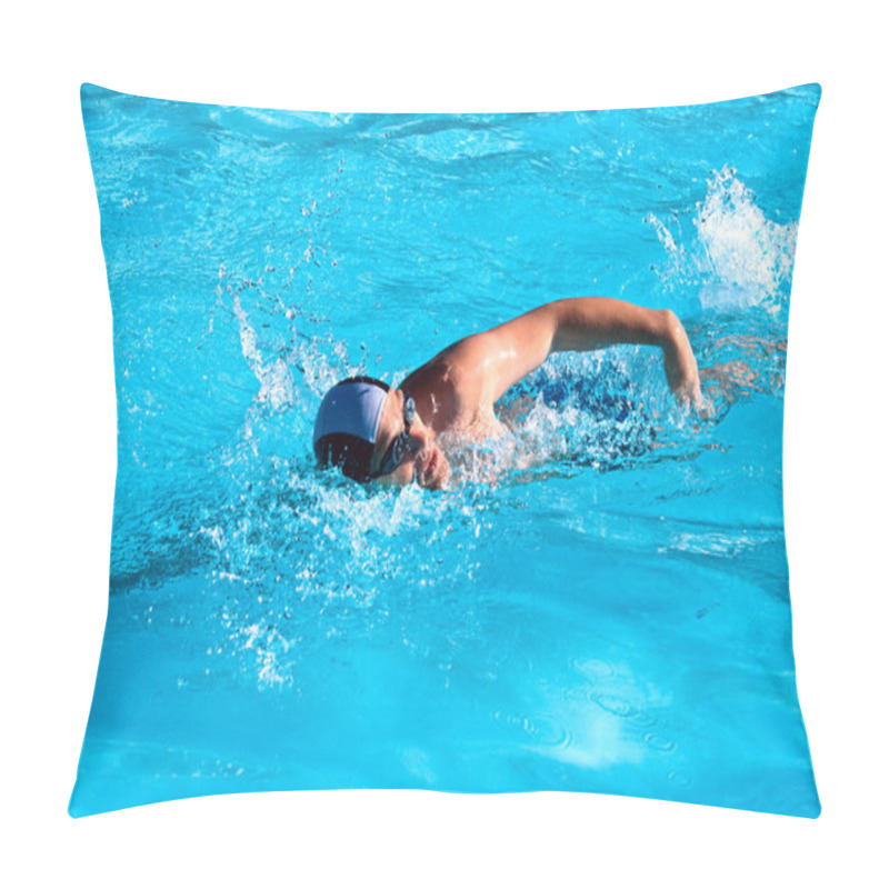 Personality  Swimming Man Pillow Covers