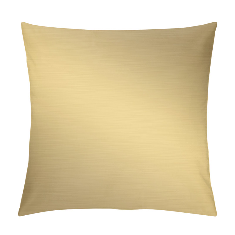 Personality  Brushed Gold Pillow Covers