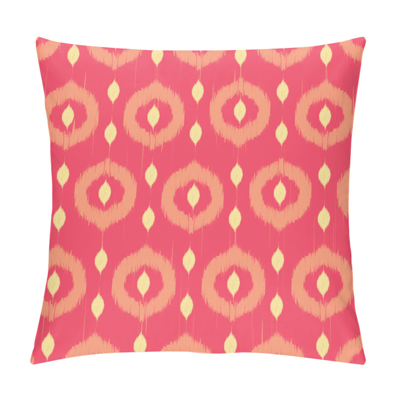 Personality  Vector Seamless Ikat Pattern Pillow Covers