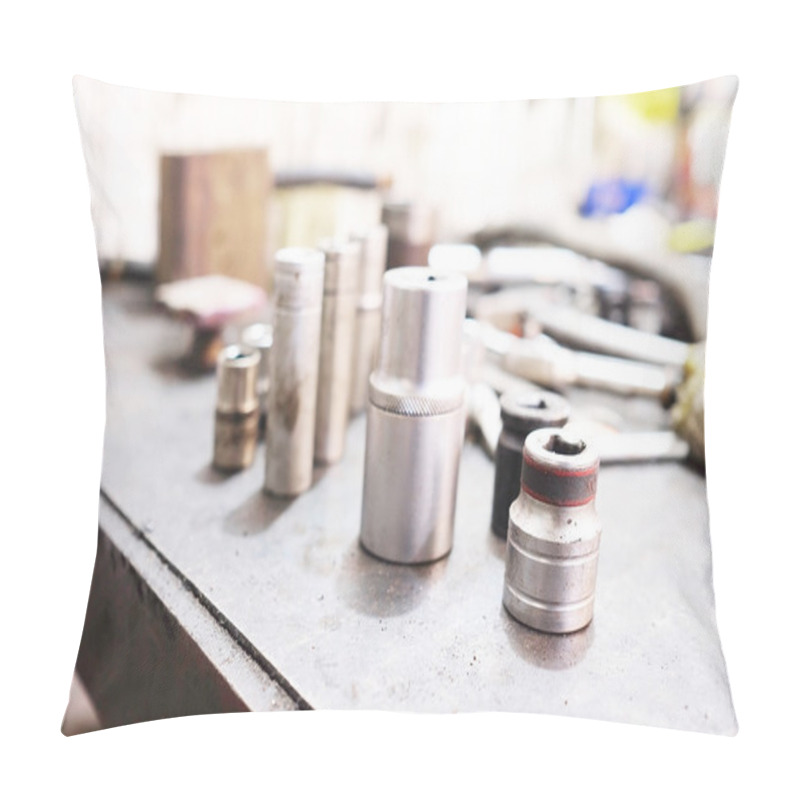 Personality  Metallic Socket Wrenches Pillow Covers