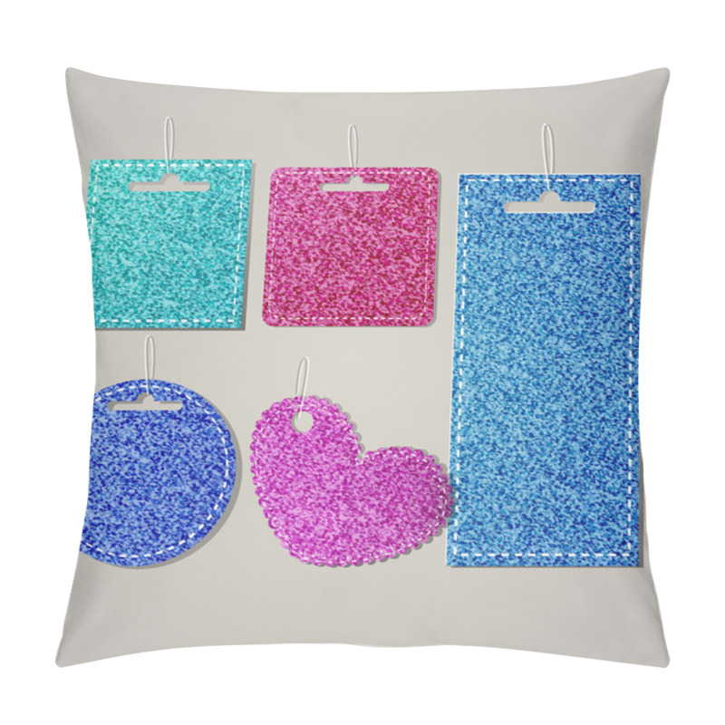 Personality  Labels Set, Vector Design Pillow Covers