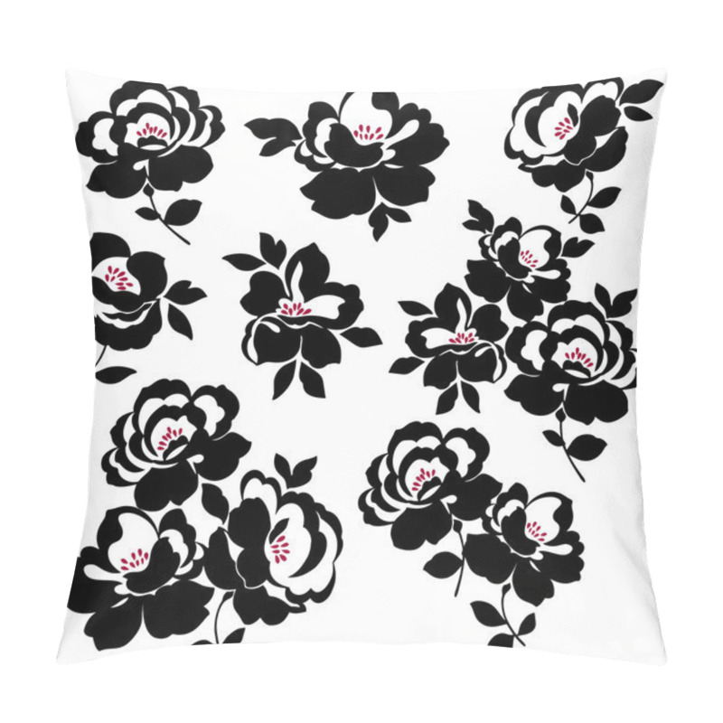 Personality  Flower Material Pillow Covers