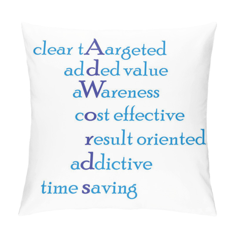 Personality  Adwords Digital Marketing Graphic Pillow Covers