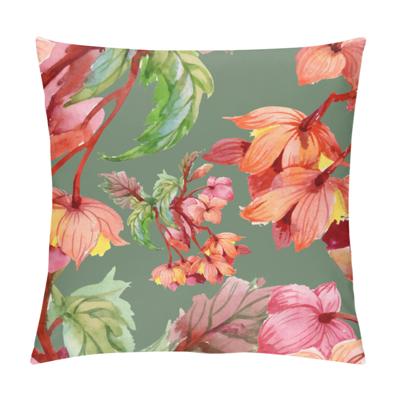 Personality  Blooming Hibiscus Flowers Pillow Covers