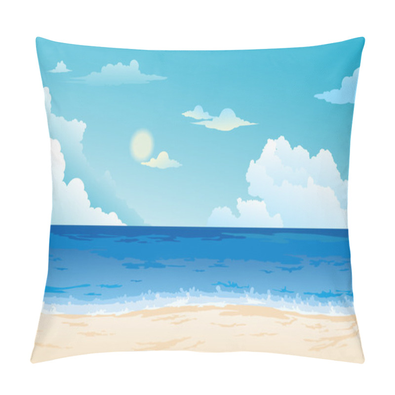 Personality  Beautiful Sea Landscape Pillow Covers