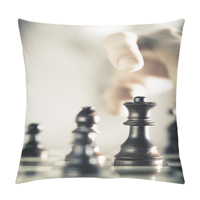 Personality  Chess Game Background Pillow Covers