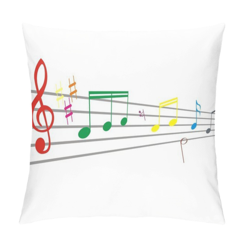 Personality  Musical Notes Pillow Covers