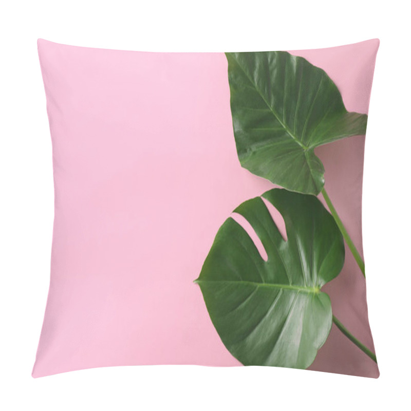 Personality  Green Tropical Leaves  Pillow Covers