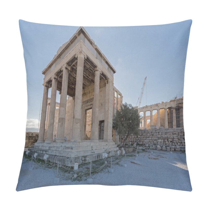 Personality  Temple The Erechtheion At Acropolis Of Athens, Greece Pillow Covers