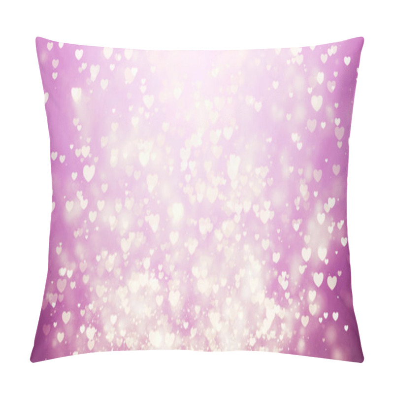 Personality  Valentine's Day Abstract Love Symbol Background, Flying Hearts. Pillow Covers