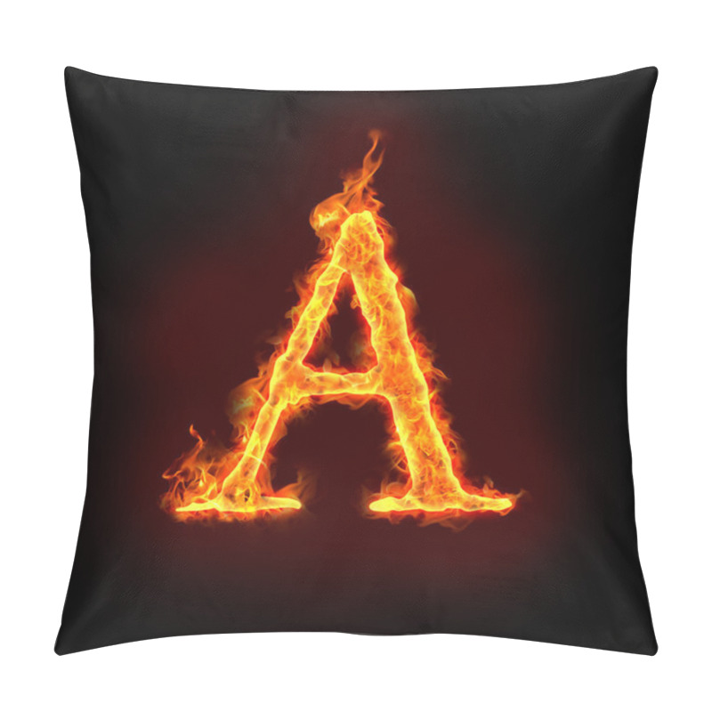 Personality  Fire Alphabets, A Pillow Covers