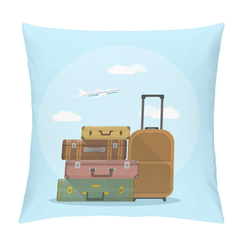 Personality  Suitcases Pillow Covers