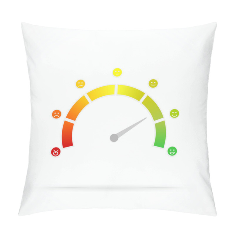 Personality  Satisfaction Meter Pillow Covers