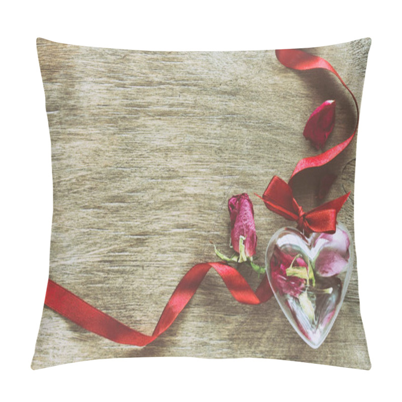 Personality  Valentine's Day Composition, Retro Toned Effect Pillow Covers