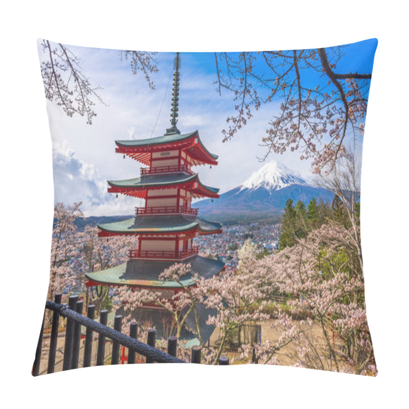 Personality  Fuji And Pagoda Pillow Covers