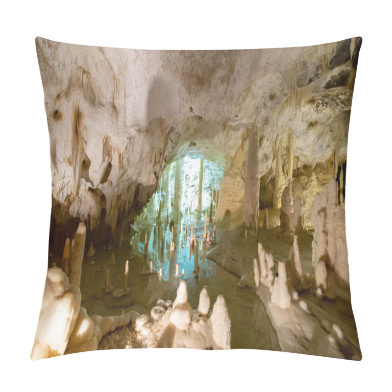 Personality  Frasassi Caves In Marche Region Pillow Covers