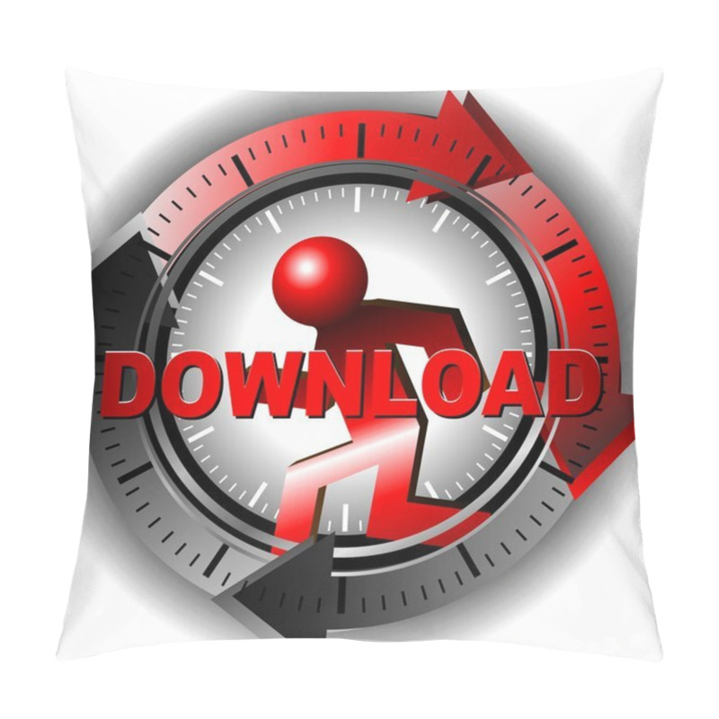 Personality  Button Download Pillow Covers