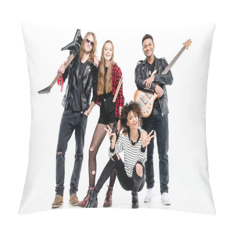 Personality  Young Rock Band  Pillow Covers