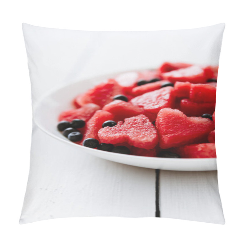 Personality  Pieces Of Watermelon And Hearts Pillow Covers