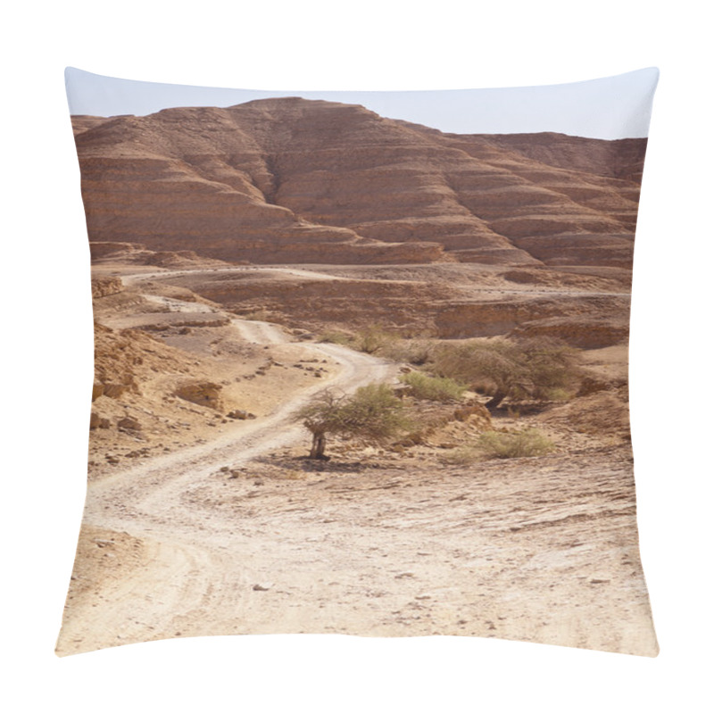 Personality  Road Through Negev Desert Hills Pillow Covers