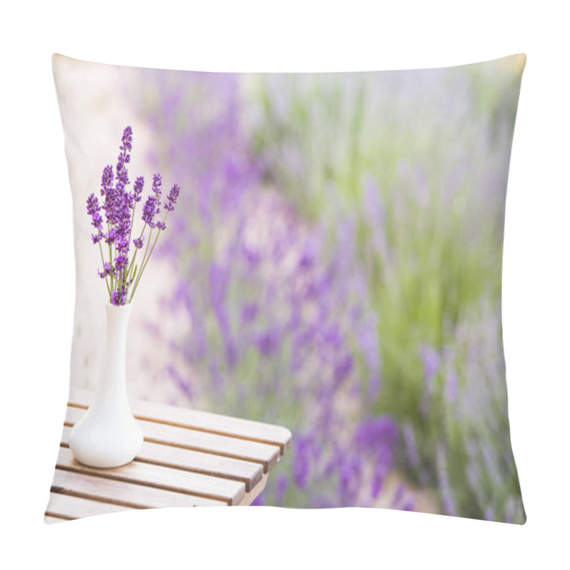 Personality  Lavender Flower Composition. Pillow Covers