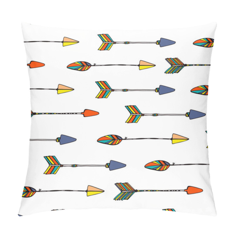 Personality  Ethnic Pattern With Indian Arrows Pillow Covers