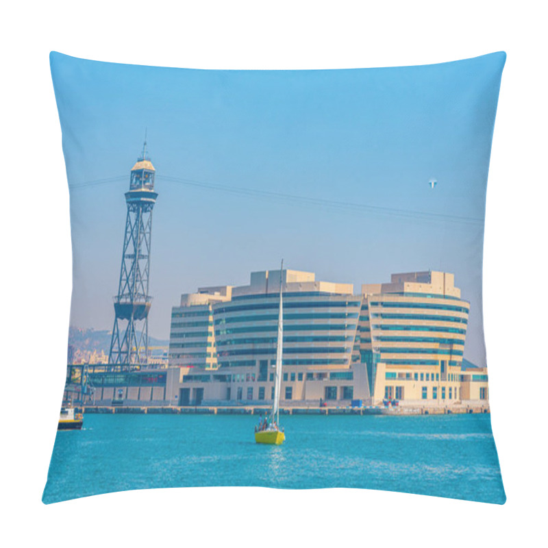 Personality  World Trade Center In The Port Of Barcelona, Spain Pillow Covers