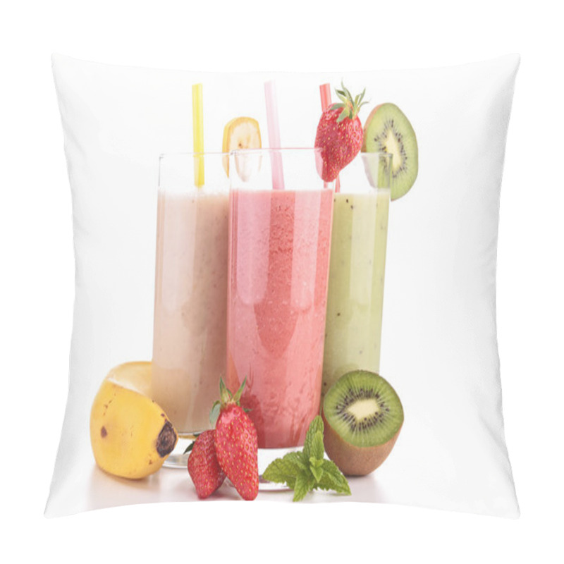 Personality  Assortment Of Smoothies Pillow Covers