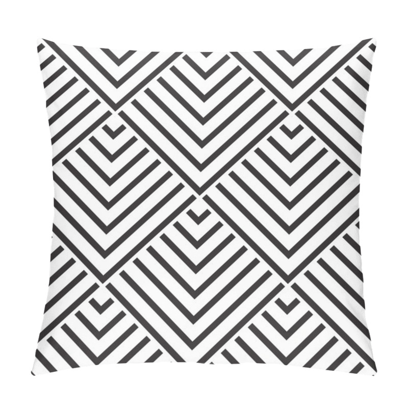 Personality  Vector Seamless Pattern. Modern Geometric Texture, Abstract Back Pillow Covers